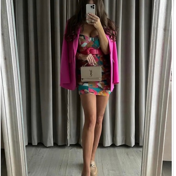 BNWT CHAIN STRAP PRINT DRESS SZ SM - Picture 9 of 16